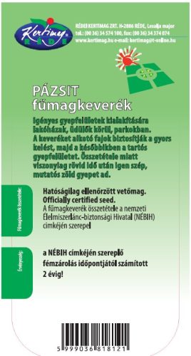 Rédei Kertimag Gyors kelésű Pázsit fűmagkeverék 20 kg