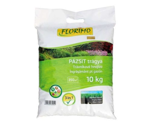 FLORIMO műtrágya Gyep 3in1/füles zsák/ 10 l