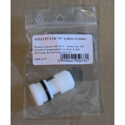 Szelepülék O gyűrűvel műanyag