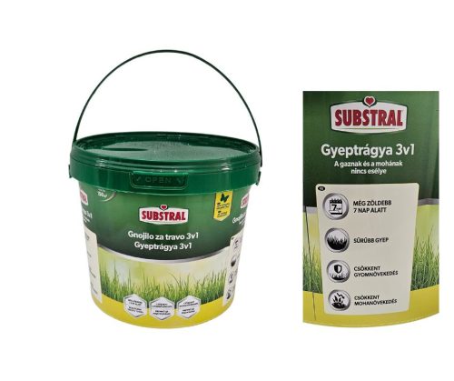 Substral Gyeptrágya + gyom + moha   4,5 kg